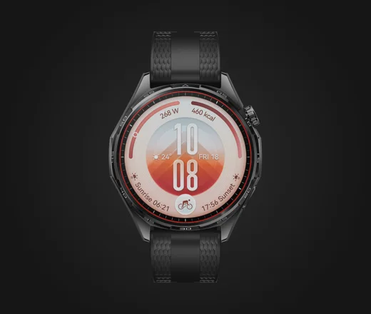 Huawei Watch GT 7 (46 mm) in Schwarz, Frontansicht