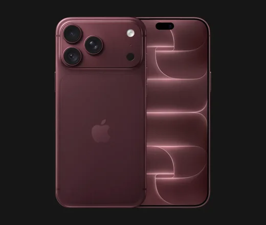 Apple iPhone 18 Pro Max in Burgundy, Rück- und Vorderseite