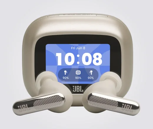 JBL Live Beam 4 in Sand mit Display-Case