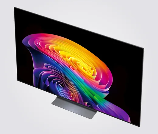 LG OLED evo C6 Fernseher, Schrägansicht