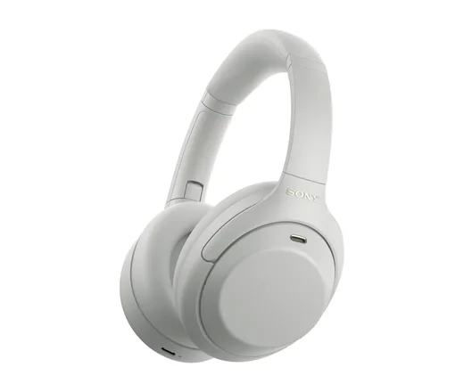 Sony WH-1000XM4C in Platinum Silver, Dreiviertelansicht