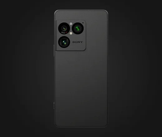 Sony Xperia 1 VIII in Graphite Black, Rückseite