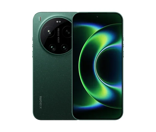Xiaomi 17 Ultra in Starlit Green, Rück- und Vorderseite