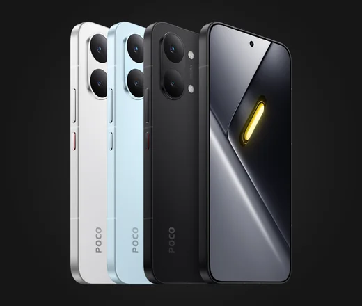 Xiaomi Poco X8 Pro Max in mehreren Farben, Rück- und Vorderseite