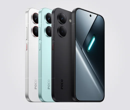 Xiaomi Poco X8 Pro in mehreren Farben, Rück- und Vorderseite
